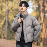 2026冬男微宽松立领标90泡芙穿刺羽绒服A230-2577-P299(控399)，男装羽绒服，电商A230