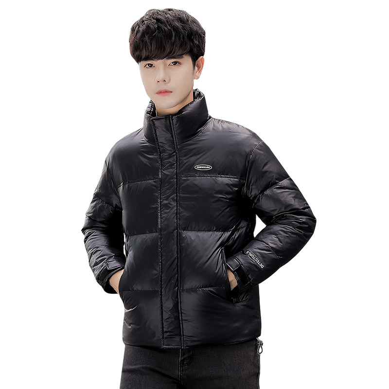 2025冬款男款拼接细格贴标微宽松羽绒服A230-66010-P125（控199）,男装羽绒服,电商A230