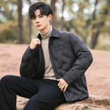 2025冬男修身方领90%白鹅绒轻薄羽绒服A230-A999-P239(控299)，男装羽绒服，电商A230
