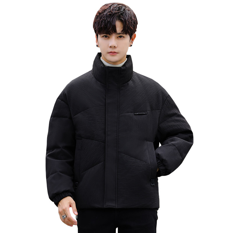 2025冬季男款微宽松立领3D立体面料羽绒服A230-6853-P195(控285）图片