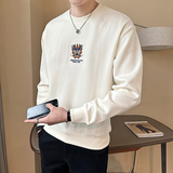 2025秋季男士款修身前后彩色刺绣龙卫衣打底A230-903-P78(控118)，男装T恤，电商A230