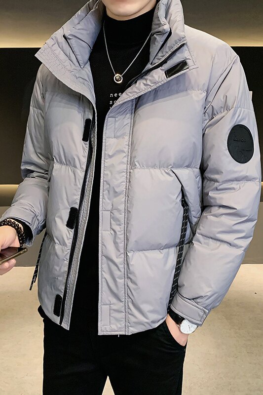 2025冬男款宽松微宽松贴标立领加厚羽绒服A230-K012-P268(控368),男装羽绒服,电商A230