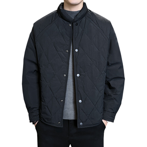 2025冬男宽松圆领菱形格标90轻薄羽绒服A230-8605-P218(控299)图片