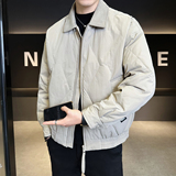 2025冬男微宽松磨砂面料标90方领羽绒服A230-1001-P238(控338)，男装羽绒服，电商A230