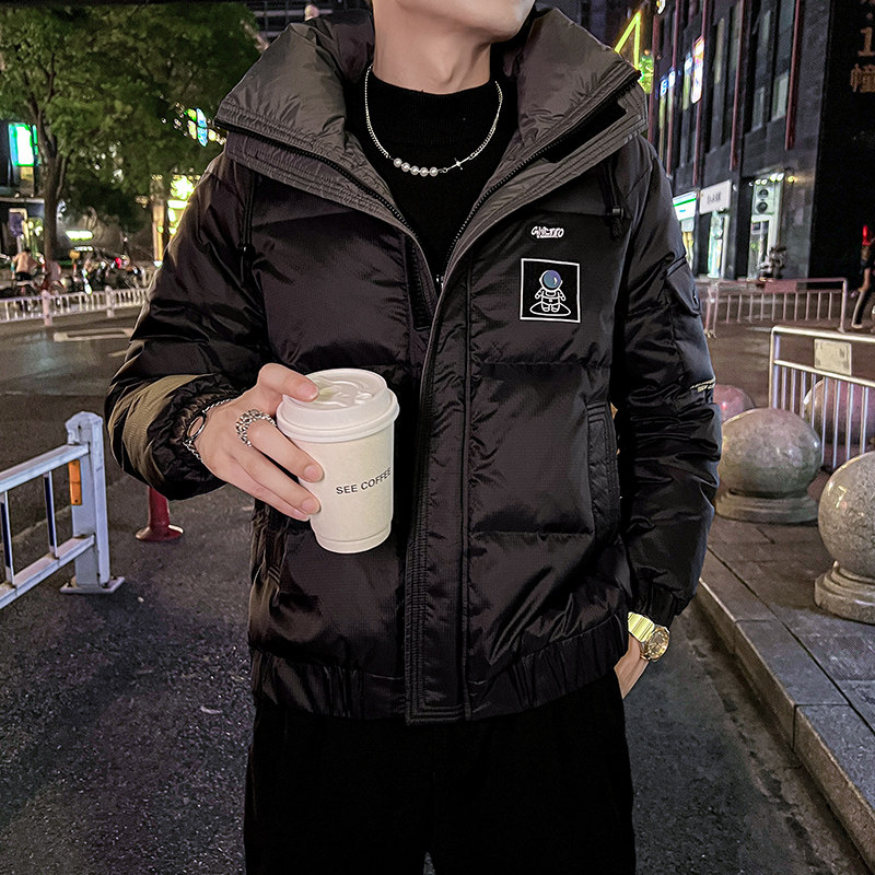 2025冬主推男小宽松连帽宇航员立体面料羽绒服外套A230-6927-P195,男装羽绒服,电商A230