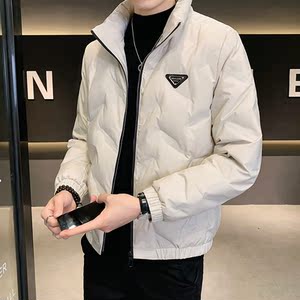 2025冬男款标90修身压花立领贴标羽绒服A230-K006-P175(控270)图片