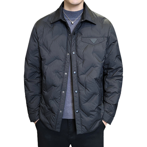 2025冬男修身方领90%白鹅绒轻薄羽绒服A230-A999-P239(控299)图片
