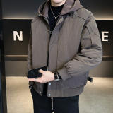 2025年冬男微宽松针织帽标白鸭绒羽绒服A230-756-P228(控328)，男装羽绒服，电商A230