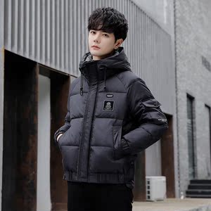 2025秋冬男款微阔连帽宇航员羽绒服外套A230-6927-P195（控288）,个子高夏天的搭配图片