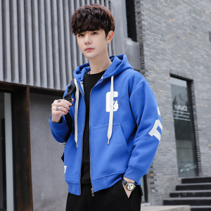 2026春款男微落肩字母刺绣休闲连帽夹克A230-2023-P125（控158）图片
