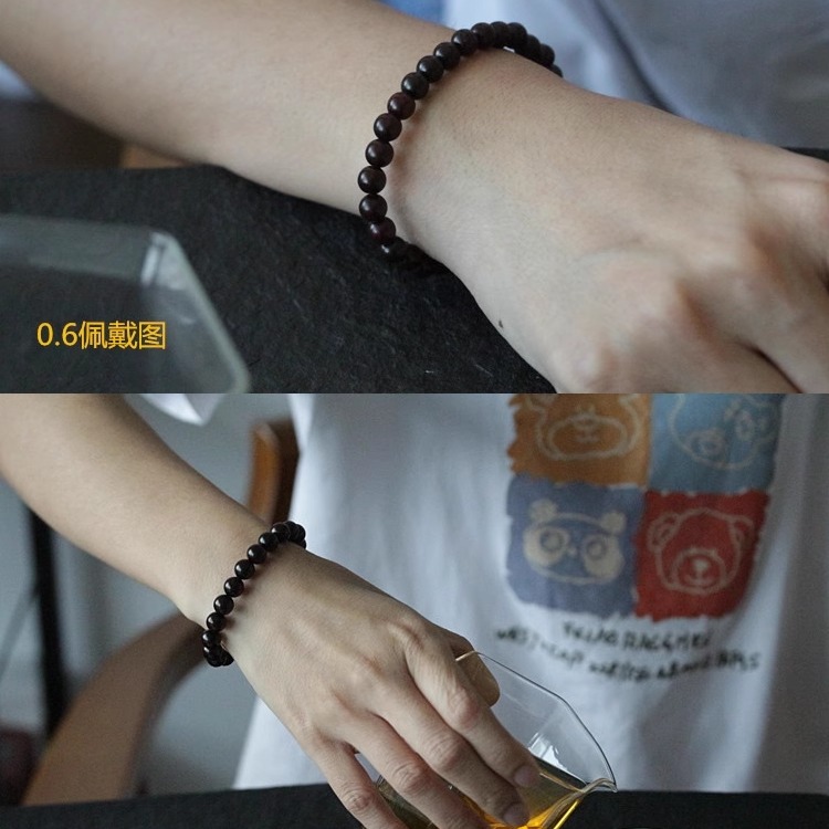 老料金星小叶紫檀手串男女收藏级