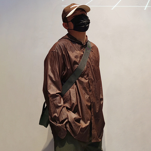 nogender集合多巴胺色系宽松连帽系扣式 凉感透气防晒衣 男女同款