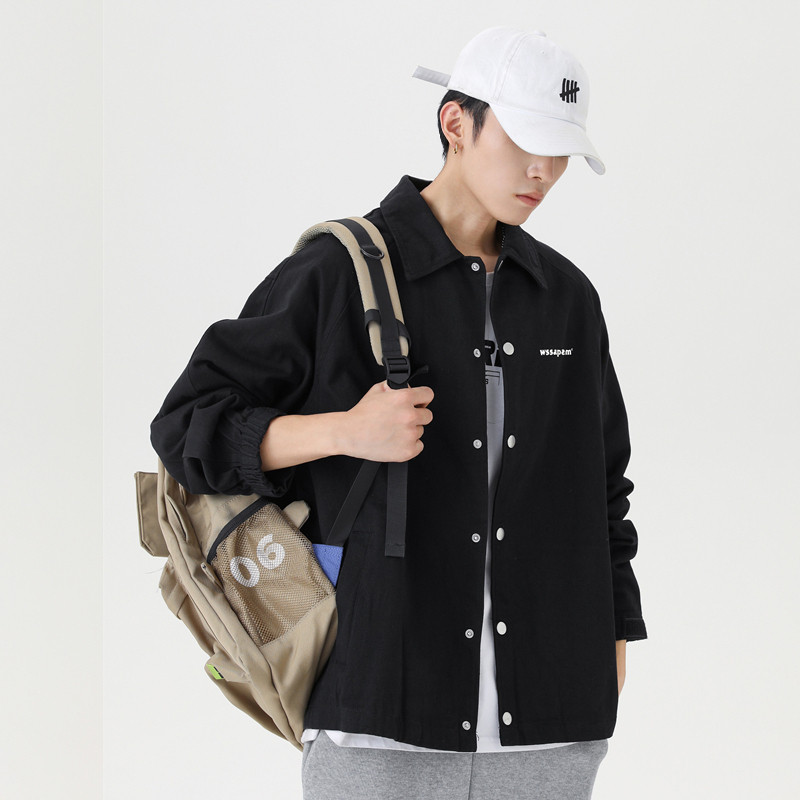 秋冬新款加绒男学生夹克校服上衣宽松外套JK2021常规P32加绒P42,男装夹克,四季星座303A