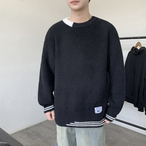 MY6081毛衣男冬季宽松慵懒高级感男生线衣美式休闲男常规37加绒47图片