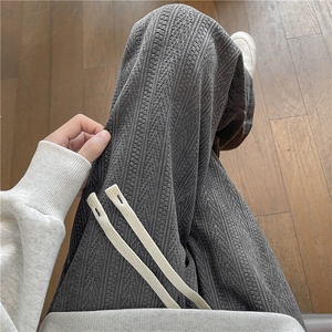 主推数据款 批30 高品 WK2067 原版微阔版型 麦穗纹男运动休闲裤图片