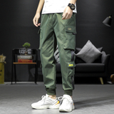 2026春款男休闲裤束脚裤运动裤哈伦裤子九分裤工装长裤K15-P25，男装工装外套，四季星座303A