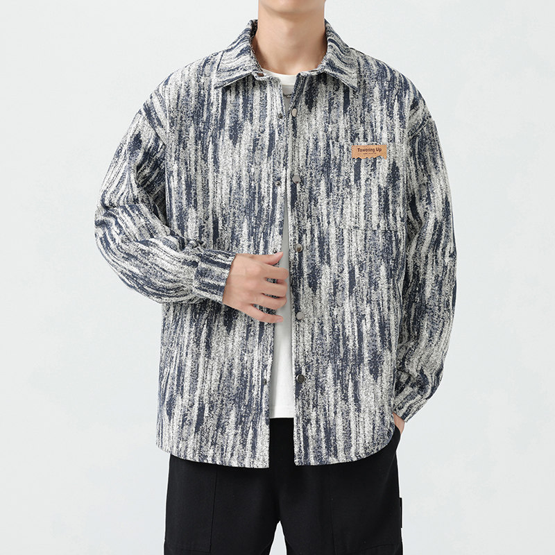 男装夹克男奢侈风新款外套衣服潮牌上装春季新款JK2024,男装夹克,四季星座303A