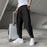 男韩版潮流休闲宽松直筒阔腿裤春夏季薄款百搭哈伦九分裤X31P25，男装休闲裤，四季星座303A