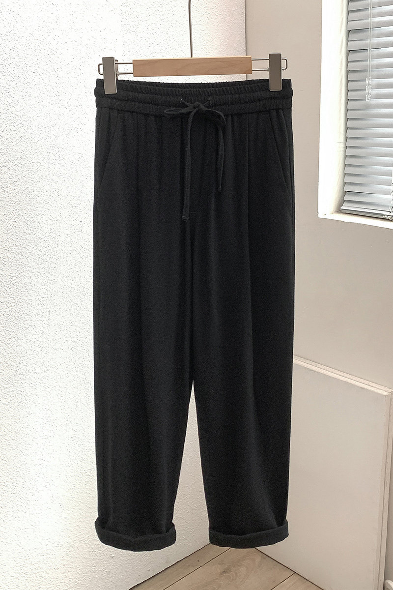 30%亚麻含量男士夏季休闲裤九分裤子新中式风男装K100P30,男装休闲裤,四季星座303A
