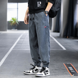 2026春季新蓝底蒙马特大码男玉米粒灯芯绒哈伦休闲裤K668P30，男装休闲裤，四季星座303A