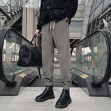 雪尼尔灯芯绒秋季卫裤束脚秋冬休闲哈伦运动K39常规35元加绒45元，男装休闲裤，四季星座303A