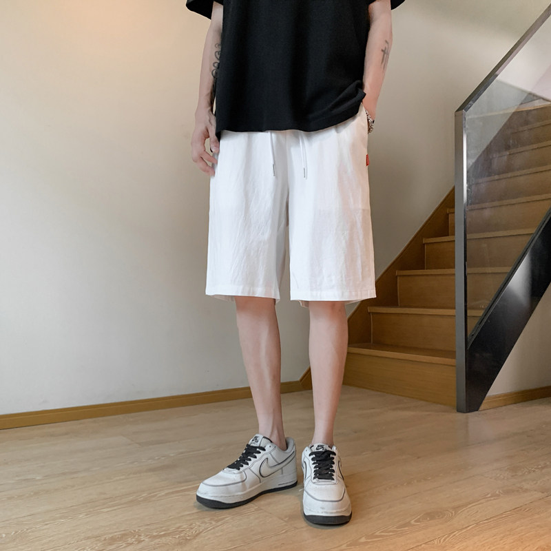 新中式亚麻裤子夏季轻薄透气潮男士短裤棉麻休闲裤风男装K600,男装牛仔裤,四季星座303A