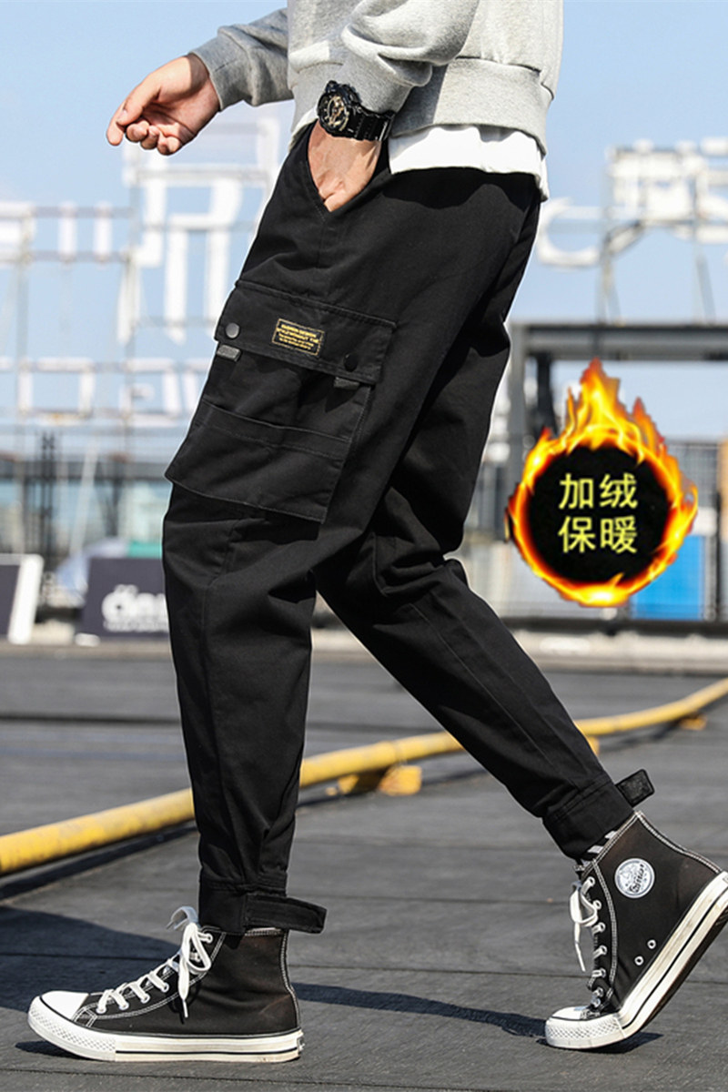 加绒加厚冬保暖哈伦裤休闲裤长裤束脚宽松男A300加绒P35常规P25,男装休闲裤,四季星座303A