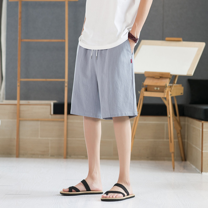 短裤男外穿夏季潮流韩版百搭宽松休闲裤潮牌ins运动速干5分裤K600,男装牛仔裤,四季星座303A