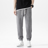 雪尼尔灯芯绒秋季卫裤束脚秋冬休闲加绒K39常规35元加绒45元，男装休闲裤，四季星座303A