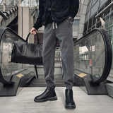 雪尼尔灯芯绒秋季卫裤束脚秋冬休闲哈伦运动K39常规35元加绒45元，男装休闲裤，四季星座303A