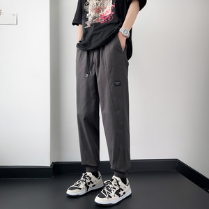 K5722 P30 春秋男裤子长裤哈伦裤束脚裤宽松舒适休闲裤透气韩版图片