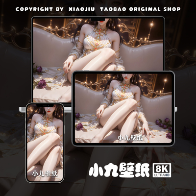 8K壁纸 白月蓉-13 百炼成神二次元游戏动漫手机平板电脑高清壁纸