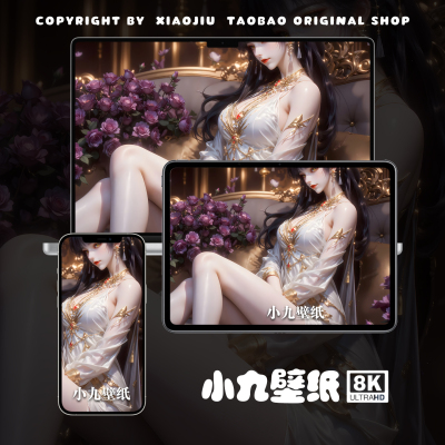 8K壁纸 白月蓉-12 百炼成神二次元游戏动漫手机平板电脑高清壁纸