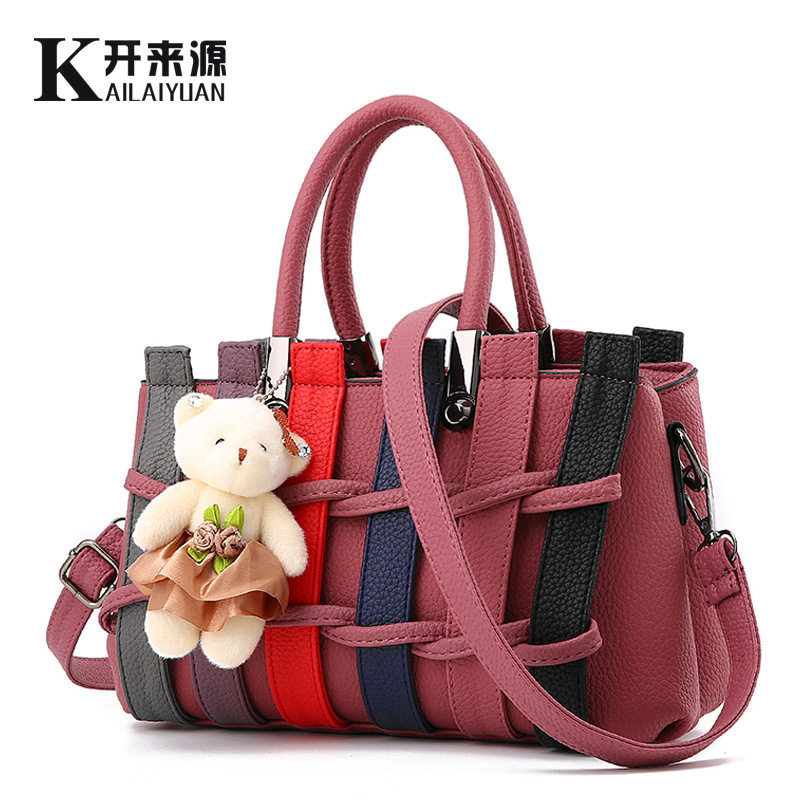 WOMENS BAG 2018 NEW BAG WOMENS LARGE CAPACITY SOFT ELEGANT KOREAN FASHION WOMENS BAG CROSS-BODY SHOULDER HANDBAG