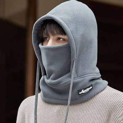 初中生帽子围巾一体初中生围脖