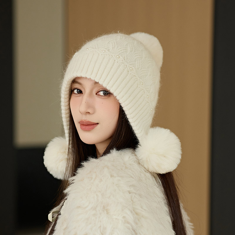 东北哈尔滨雪乡长白山防寒帽子