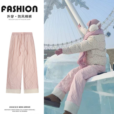 东北哈尔滨雪乡长白山防寒棉裤