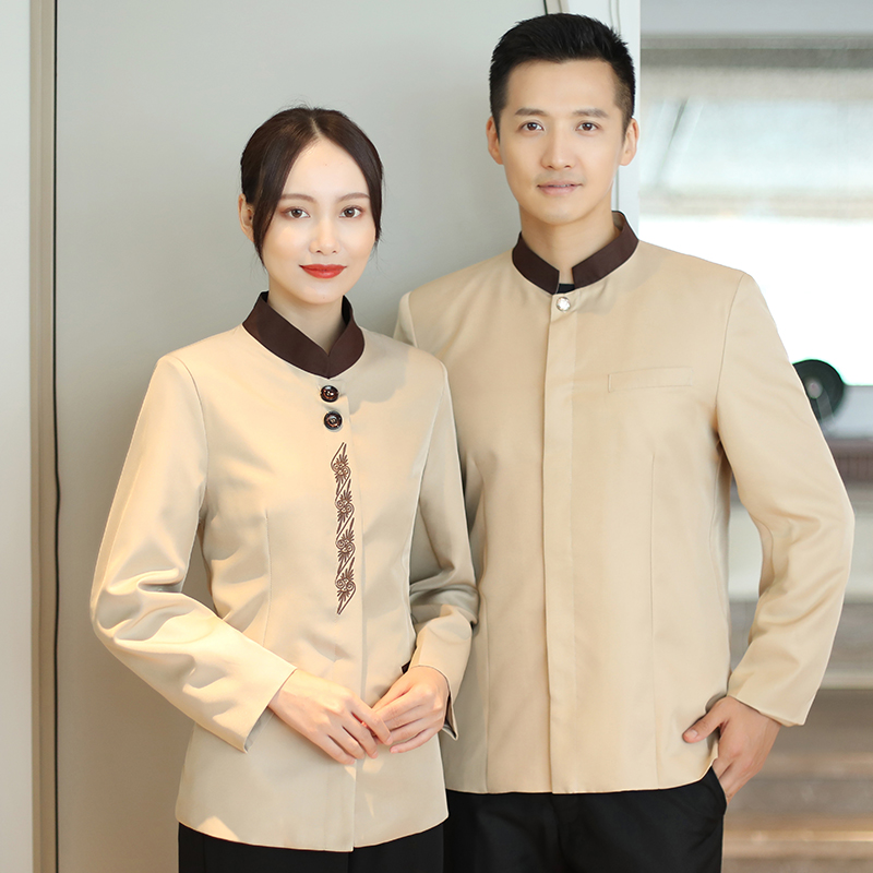 亿珑经典PA客房物业管理清扫男女同款酒店大堂保洁工作服特大码