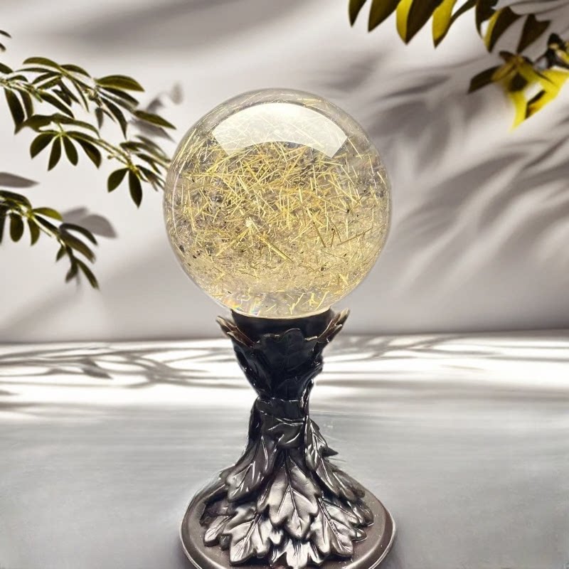 J30巴西天然钛晶星空发超强效应高档居家办公店铺摆件原石打磨