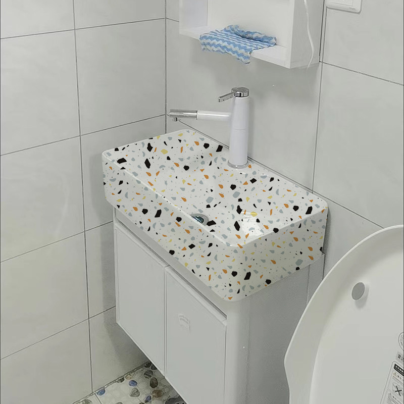 小户型蜂窝铝浴室柜组合卫生间洗手池白色洗漱台面防潮一体洗脸盆,家装主材,浴室柜组合,淘宝优惠券,粉丝福利购,淘宝优惠卷