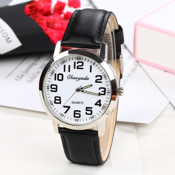 原宿风手表男时尚简约2019新款青少年中学生男表韩版潮流皮带手表