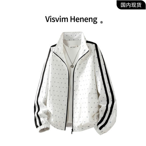 【品牌撤柜】VISVIM HENENG联名秋季季翻领男女通用夹克外套开衫