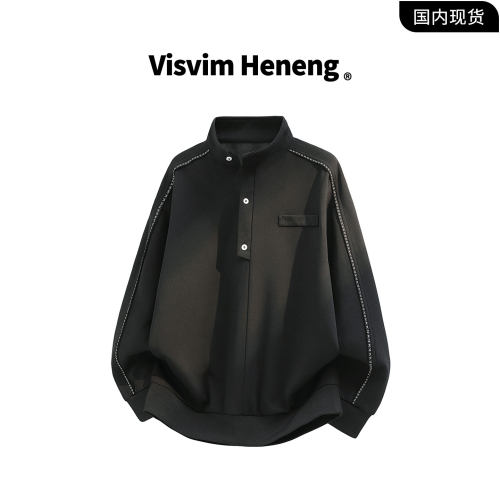 【品牌撤柜】VISVIM HENENG秋冬针织套头卫衣保暖设计感上衣外套
