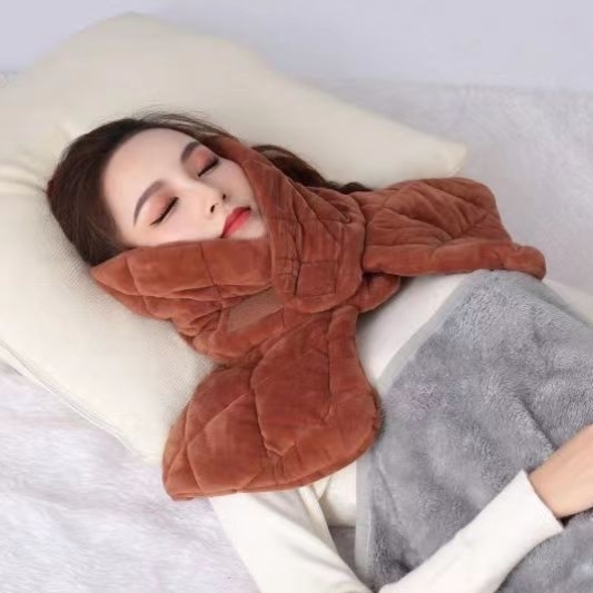 多功能围脖秋冬季女面罩护耳骑行保暖护颈脖套百搭男围巾拼色防寒