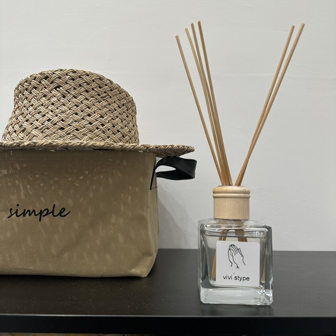 vivistype香依兰清新无火香薰精油持久留香室内服装店210ml送藤条