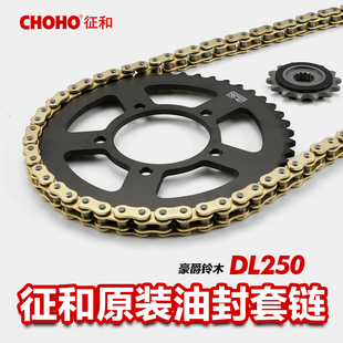 正品 齿轮大小牙盘配件 征和链盘链条链轮适用豪爵铃木摩托车DL250