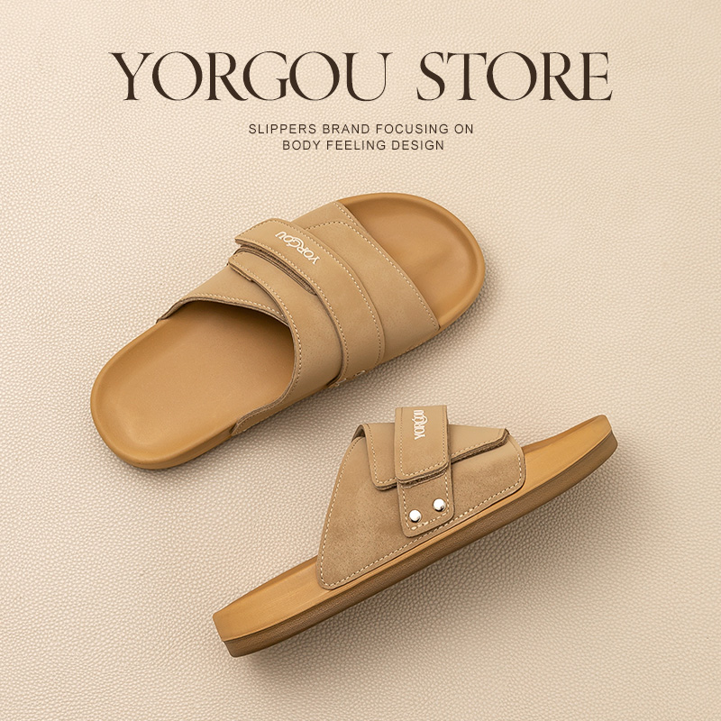 远港男士可外穿勃肯拖鞋