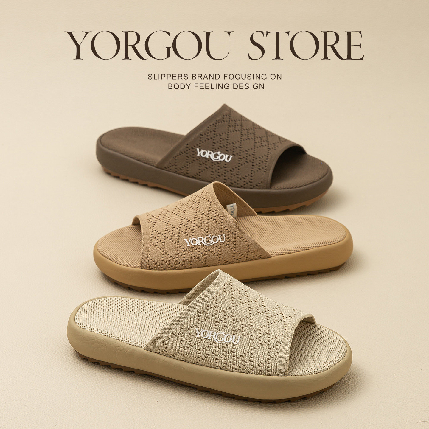 远港2026新款布艺不沾灰盆底拖鞋女春夏季室内居家防滑吸汗防臭男