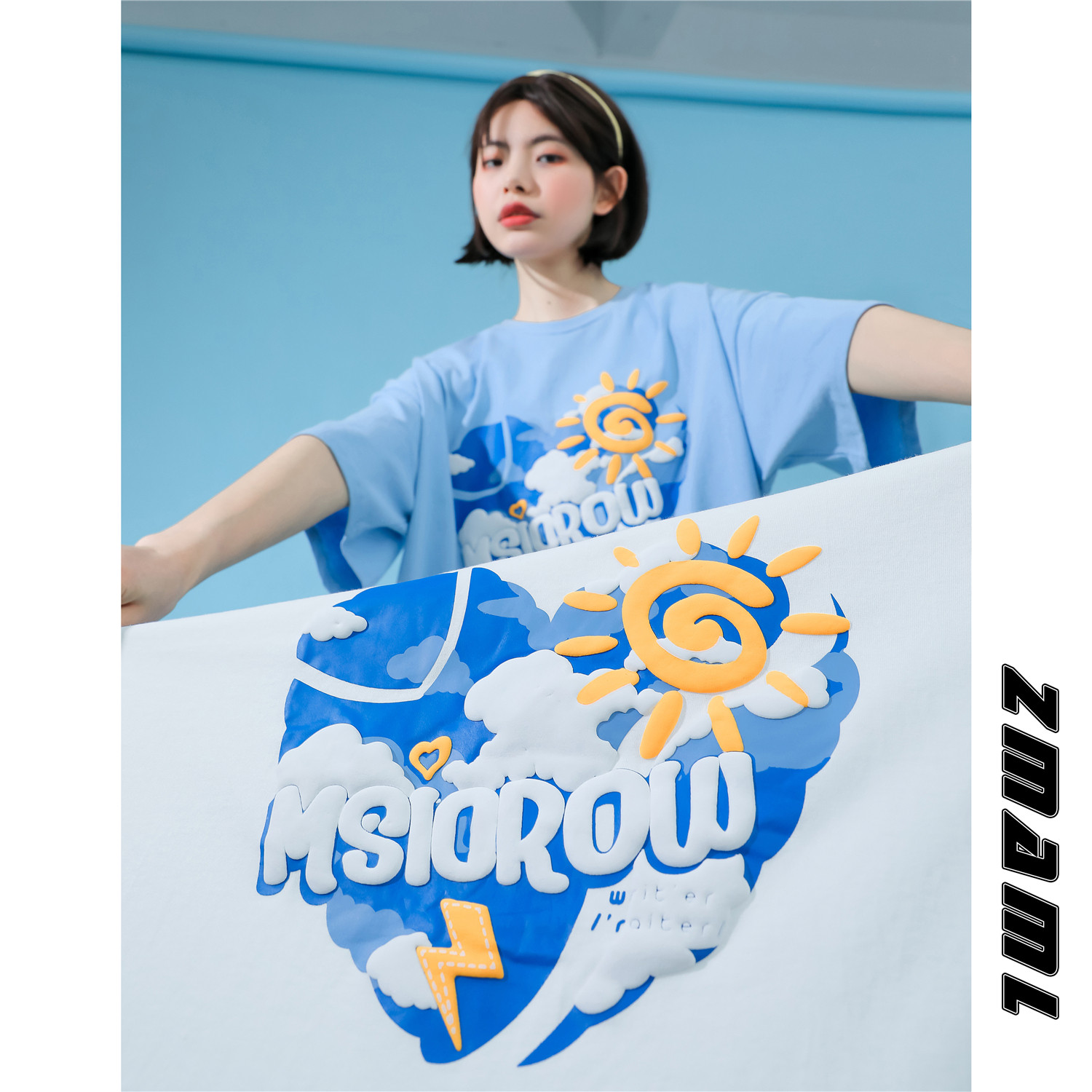 2022年夏季新款短袖197-5-DX106-P38,女装T恤,星座197-5