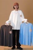 21年秋季重磅纯棉长T197-5-CX002-P38控价48，女装T恤，星座197-5